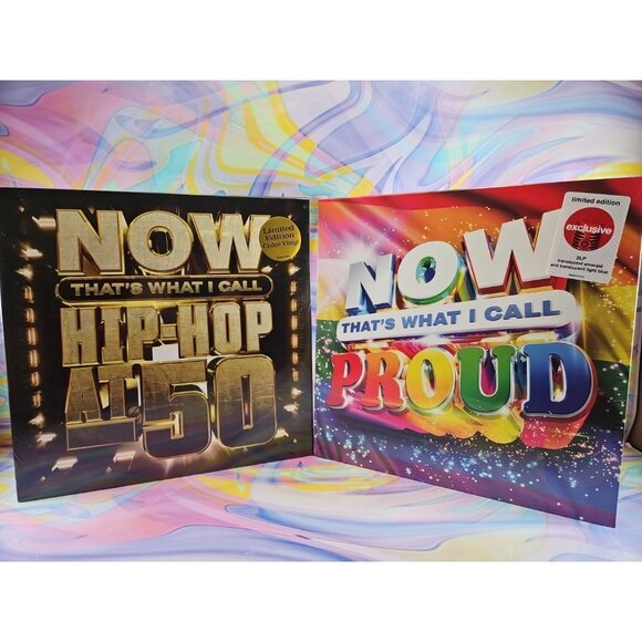Lot of 2 Now That's What I Call Music Records: Proud Rap at 50